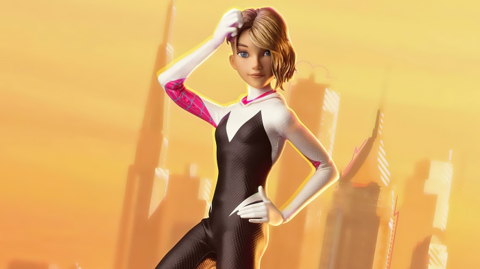 Gwen Stacy from Spider-Verse artwork