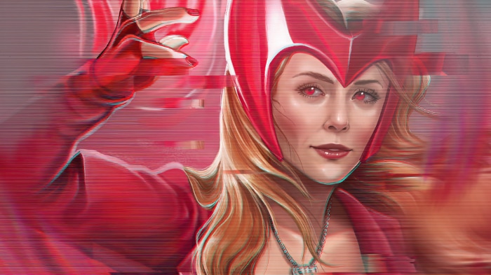Scarlet Witch from Wanda Vision 4K