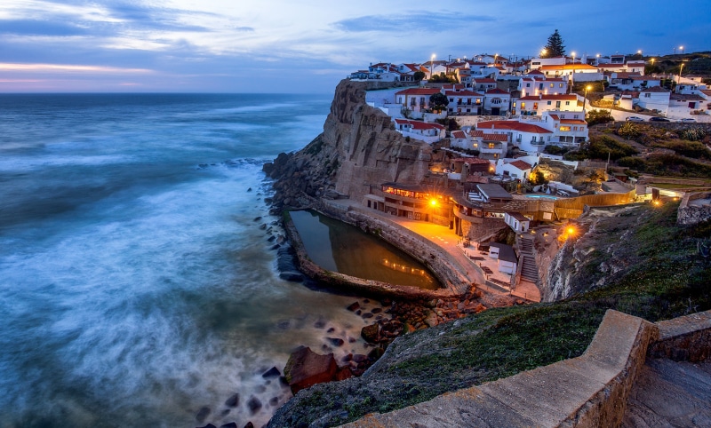 Azenhas do Mar, Portugal: Cliffside Village at Dusk