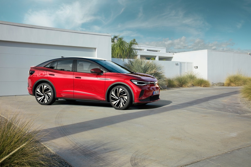 Red 2022 Volkswagen ID.5 GTX Crossover