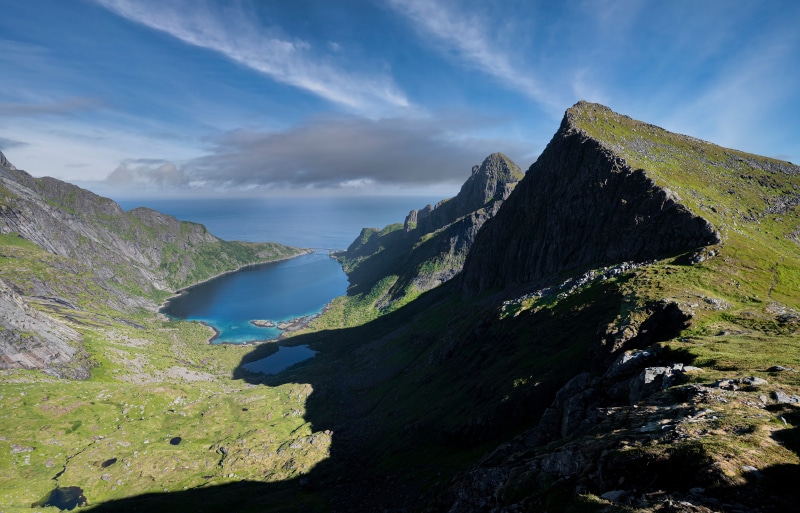 4K Norway Lofoten Mountains Fjord