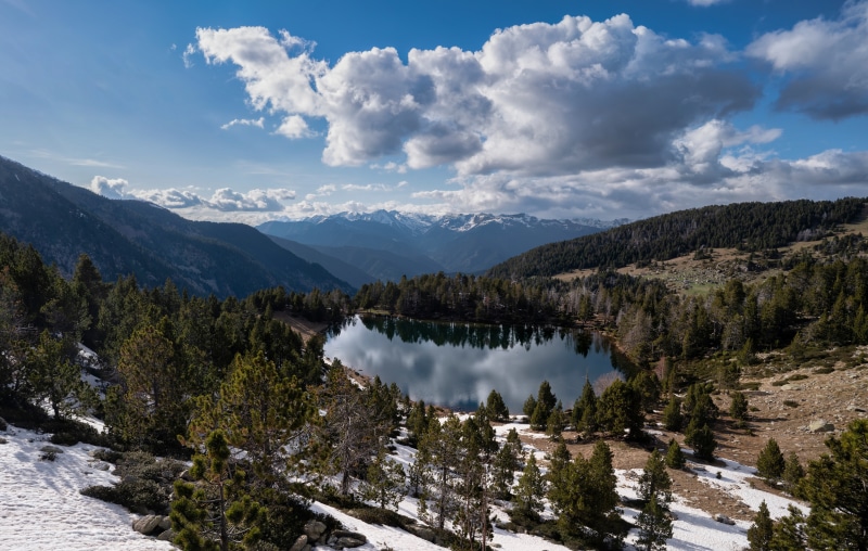 Estany de la Nou, Andorra Mountains and Lake