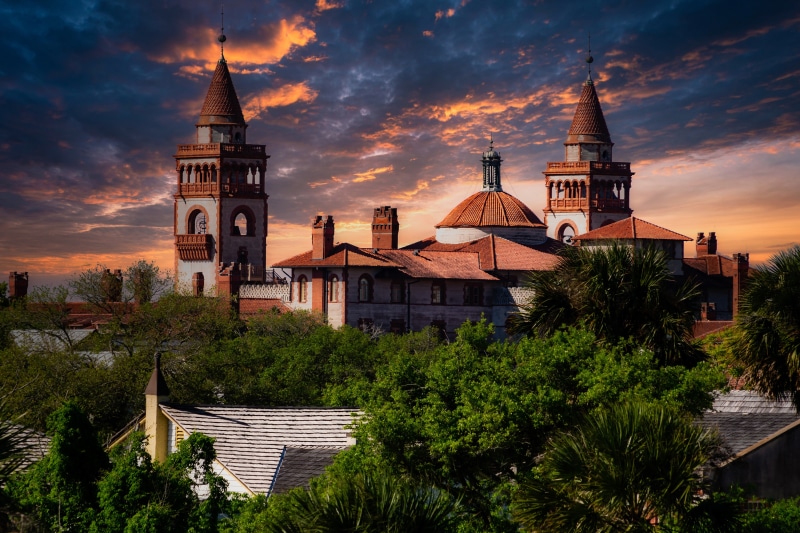 4K St Augustine Florida Tower USA