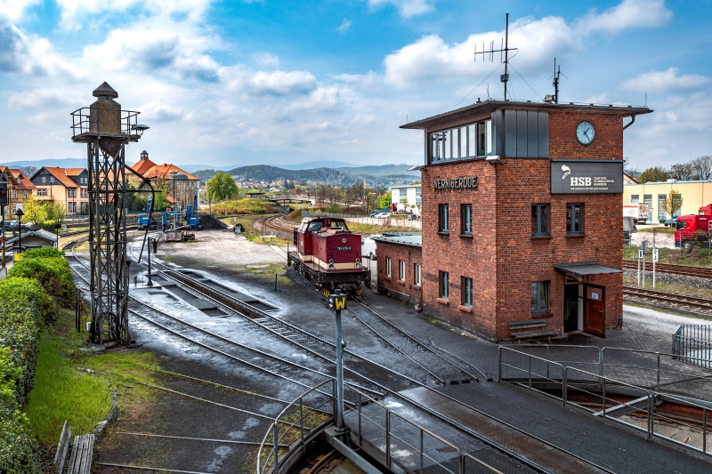 4K Wernigerode Germany Train Station