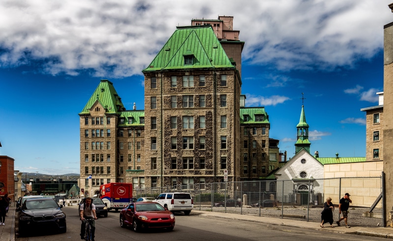 Buildings in Quebec, Canada
