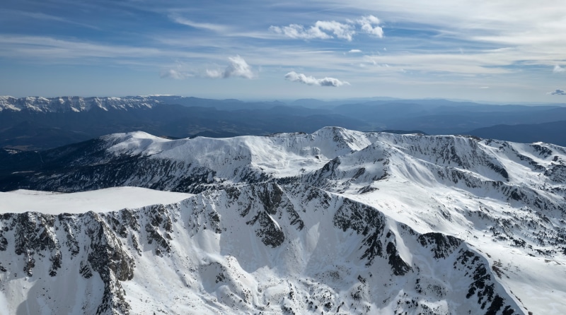 Snowy Mountains in Andorra