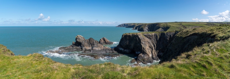 Ceibwr Bay, Wales, United Kingdom Coastline