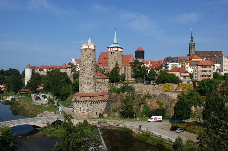 Bautzen, Germany: Towers, Houses, and Bridges
