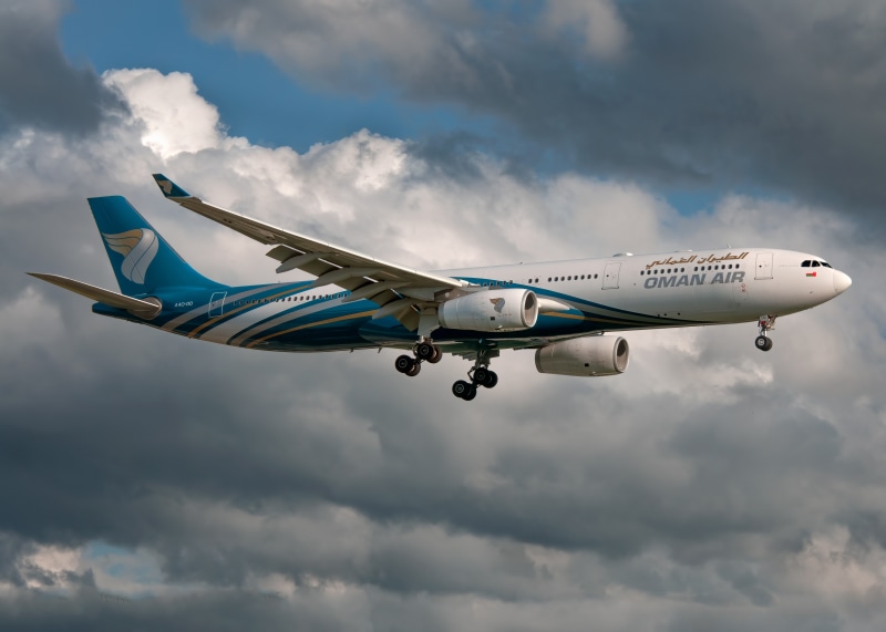 Oman Air Airbus A330-300 Airplane