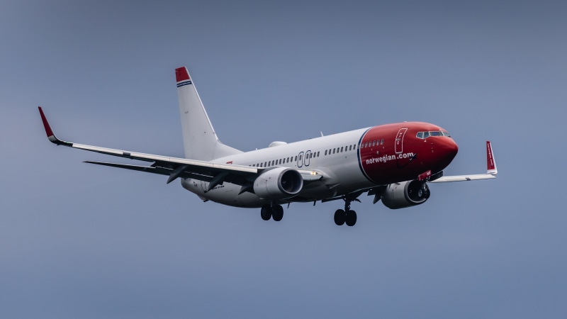 Boeing 737-800 Norwegian Air airplane