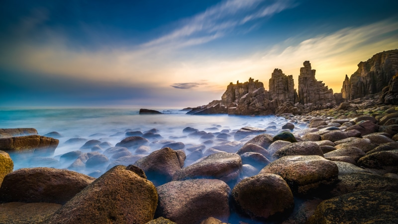 Cape Woolamai Coast with Rocks and Ocean