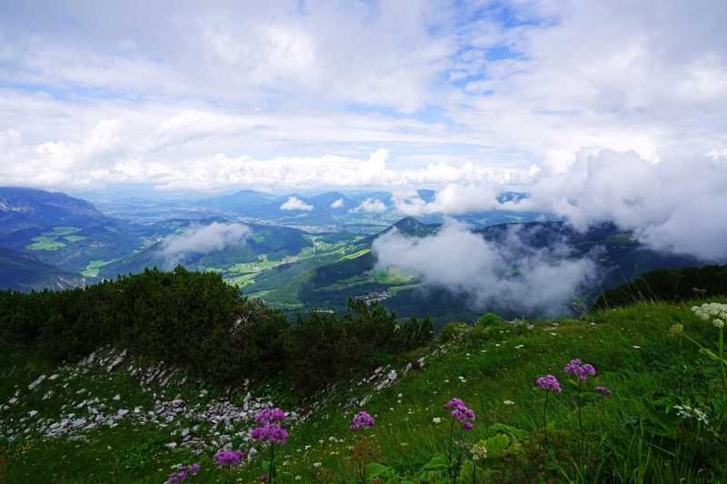 Mountains and Clouds over Bavaria, Germany