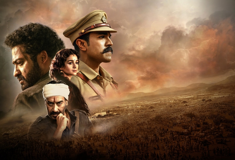 4K Rise Roar Revolt with Ram Charan, Alia Bhatt, Ajay Devgn