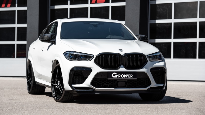 White BMW X6M G06 Crossover by G-POWER