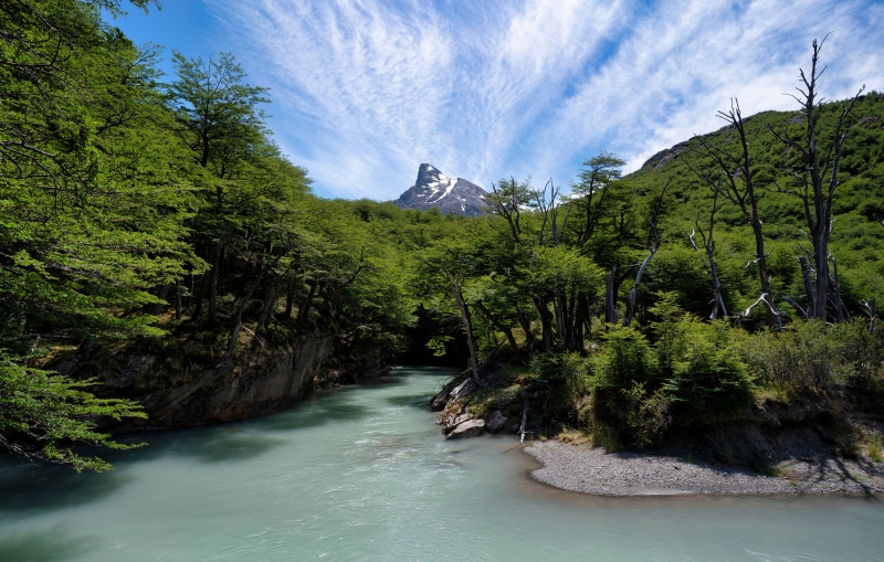 Toro River and Mountains in Argentina
