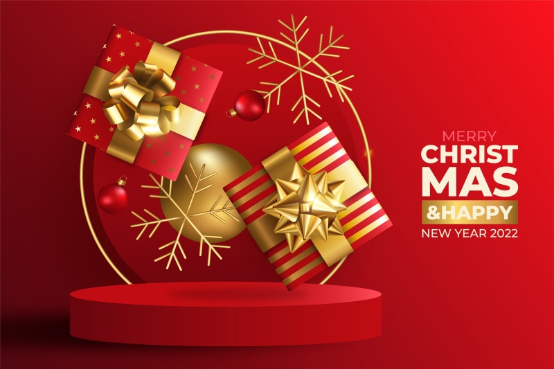 Merry Christmas and Happy New Year 2022 Gifts