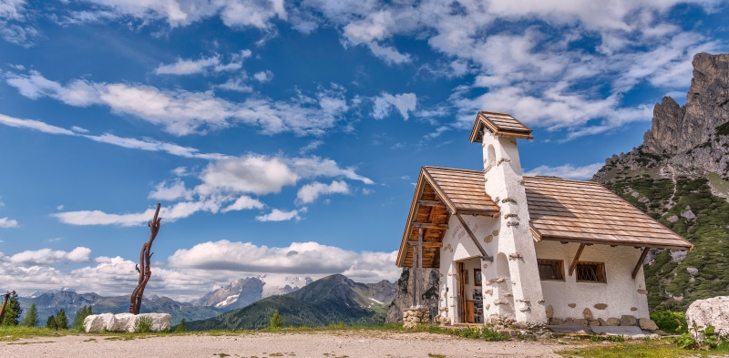 Church in the Dolomites, Italy