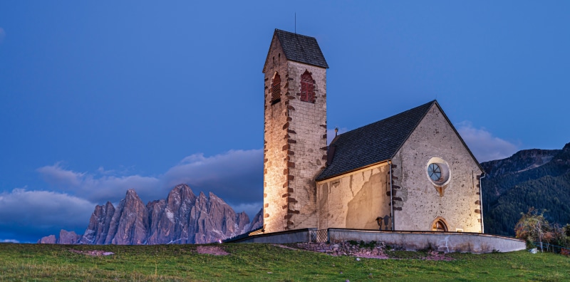 Church in the Dolomites, Italy