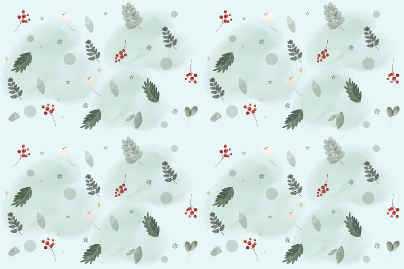 Berry and Foliage Pattern