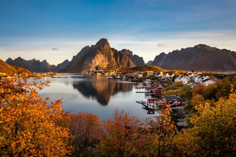 Autumn in Lofoten, Norway