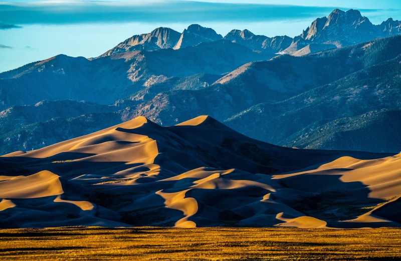 Great Sand Dunes National Park Mountains USA