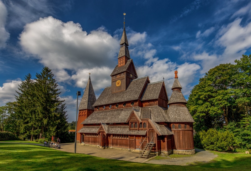 Wooden Church in Hahnenklee, Germany