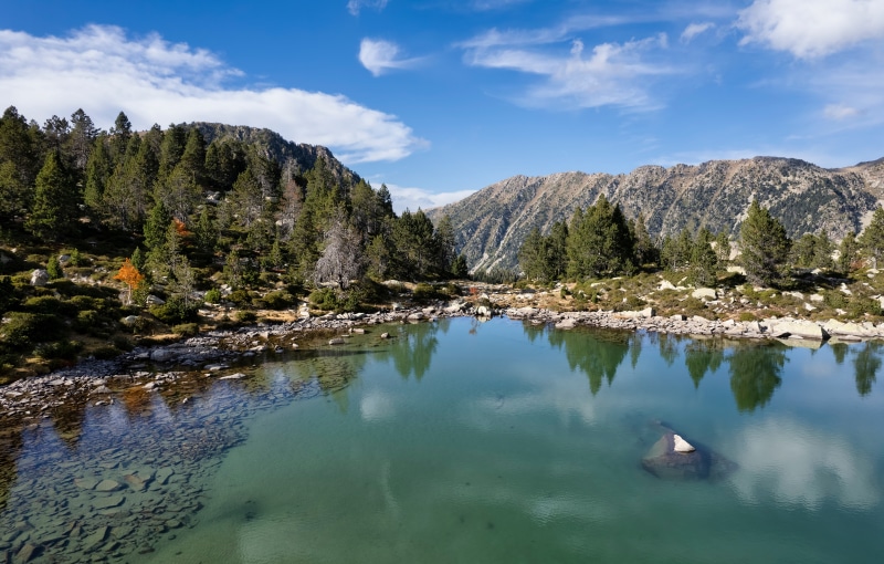 Lake Serra Mitjana, Andorra Mountains