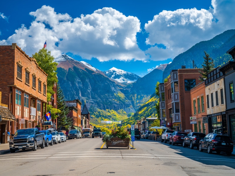 Town of Telluride, Colorado, USA Street View