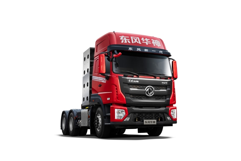 Red Dongfeng Huashen DV7 Truck