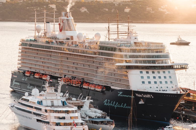 Mein Schiff 5 cruise liner in Monte Carlo, Monaco