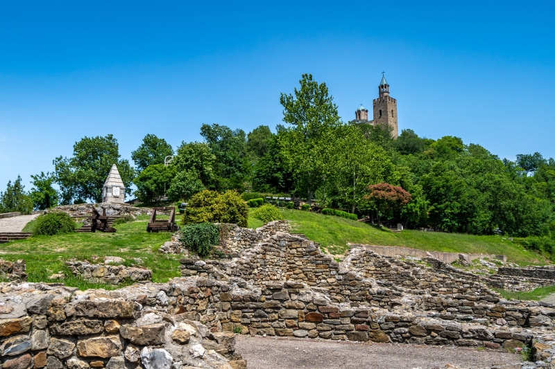 Tsarevets Fortress in Veliko Tarnovo, Bulgaria