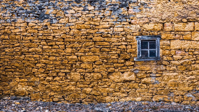 Stone Wall with Window