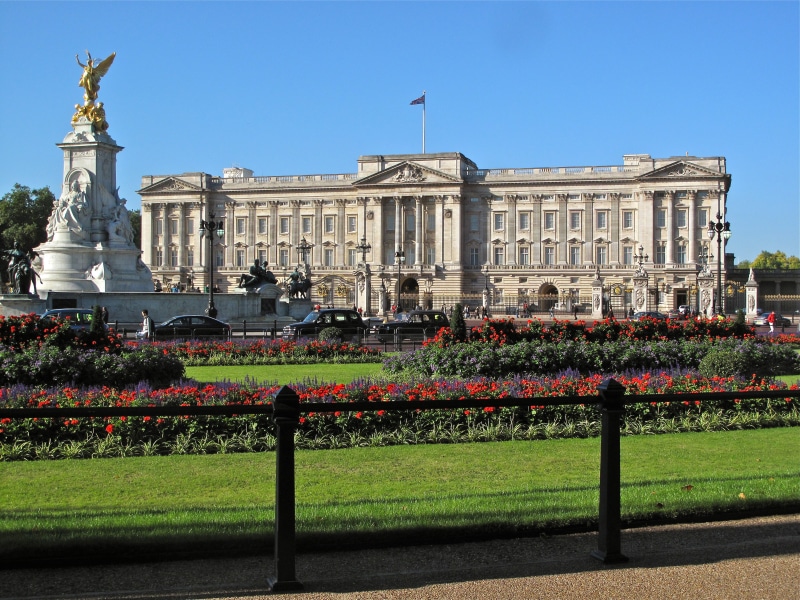 Buckingham Palace with Victoria Memorial
