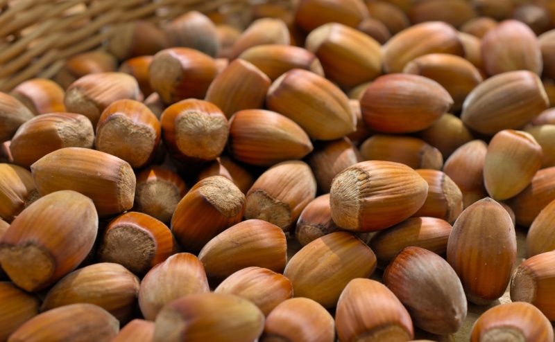 Many Hazelnuts in a Basket