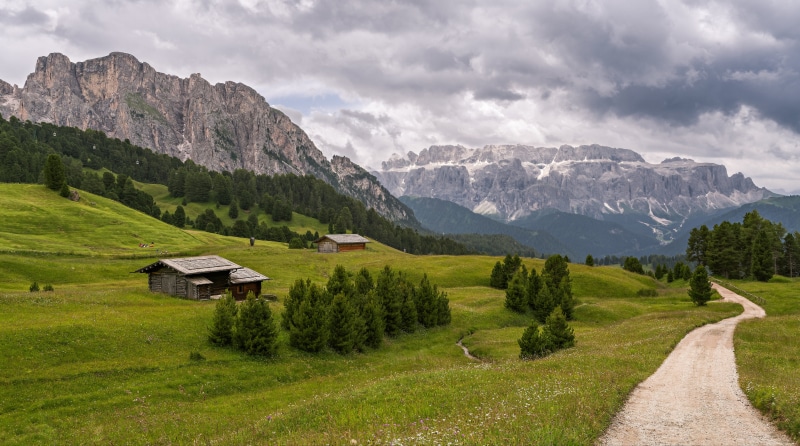Alps Mountains Road Scenery Trentino-Alto Adige Italy
