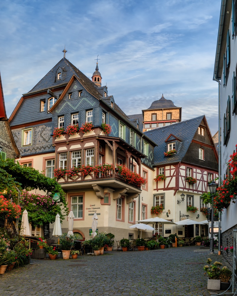 Beilstein, Germany: Historic Houses and Cobblestone Street