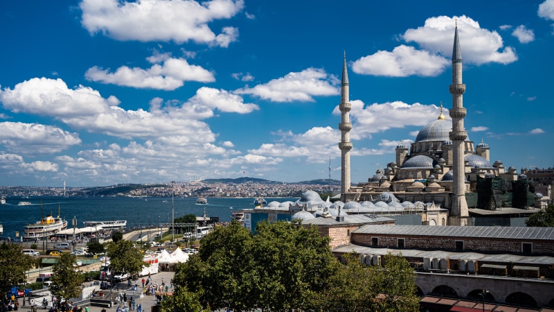 New Mosque (Yeni Cami) in Istanbul, Turkey