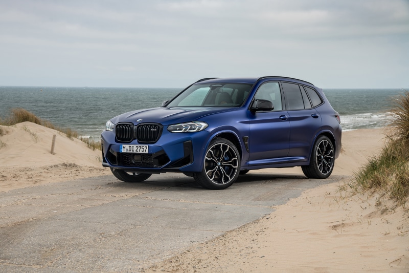 Blue 2021 BMW X3 M Competition Crossover
