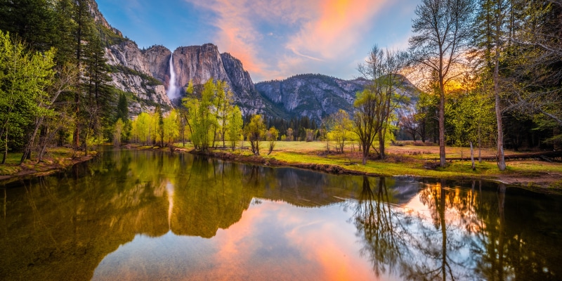 Yosemite National Park California USA Mountains River