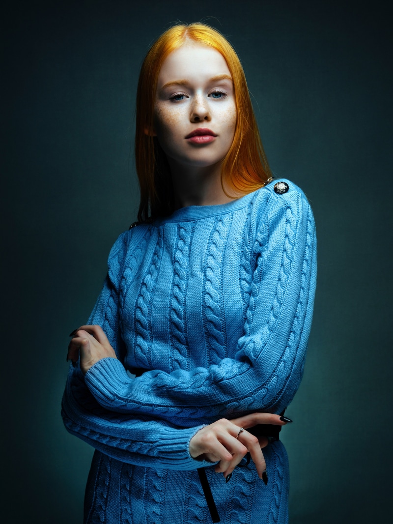 Redhead girl Lisa by Nikolay Bobrovsky