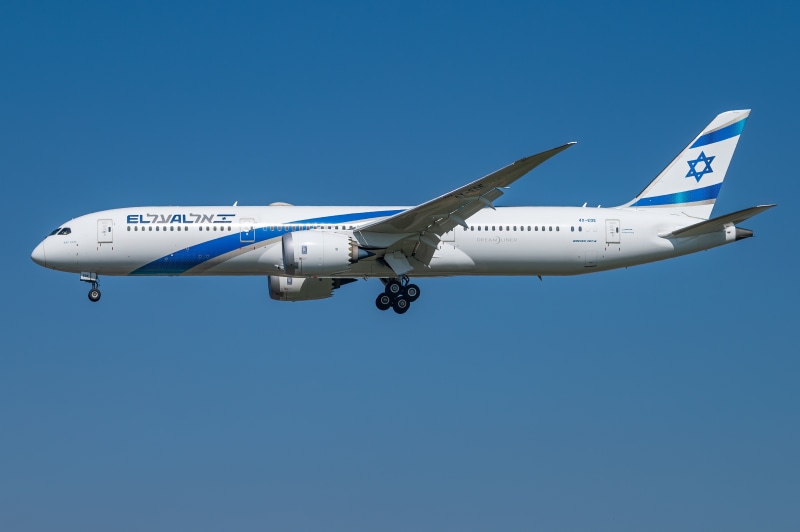 El Al Boeing 787-9 Airplane