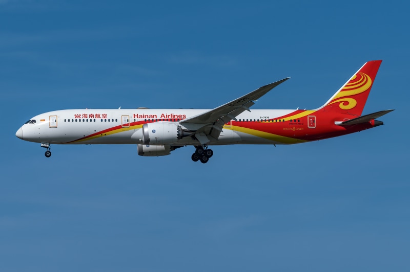 Hainan Airlines Boeing 787-9 Airplane
