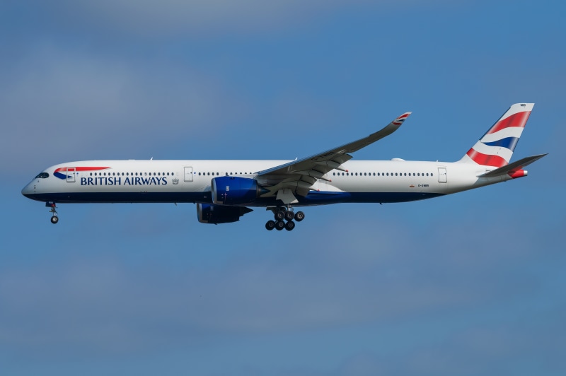 British Airways Airbus A350-1000 Airplane