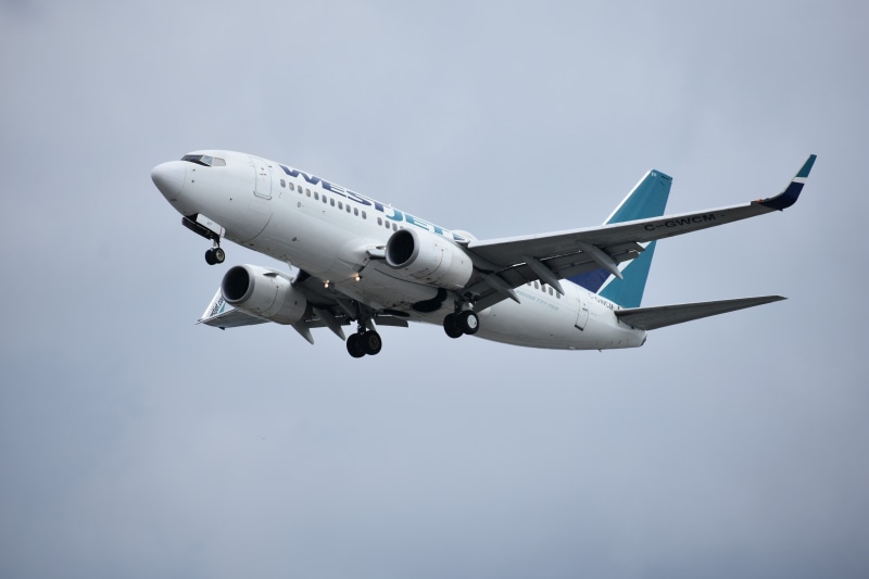 WestJet Boeing 737 Airplane