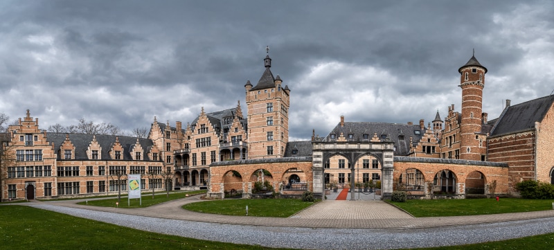 Castle Cantecroy, Mortsel, Belgium Panorama