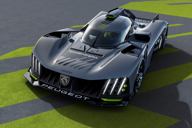 Peugeot 9X8 2022 Metallic Race Car