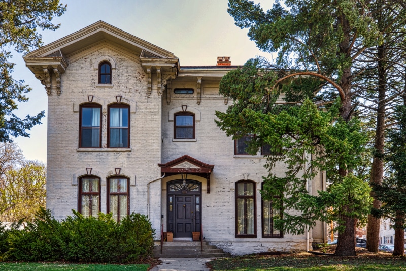 Victorian House in Franklin Square Historic District, Bloomington, Illinois