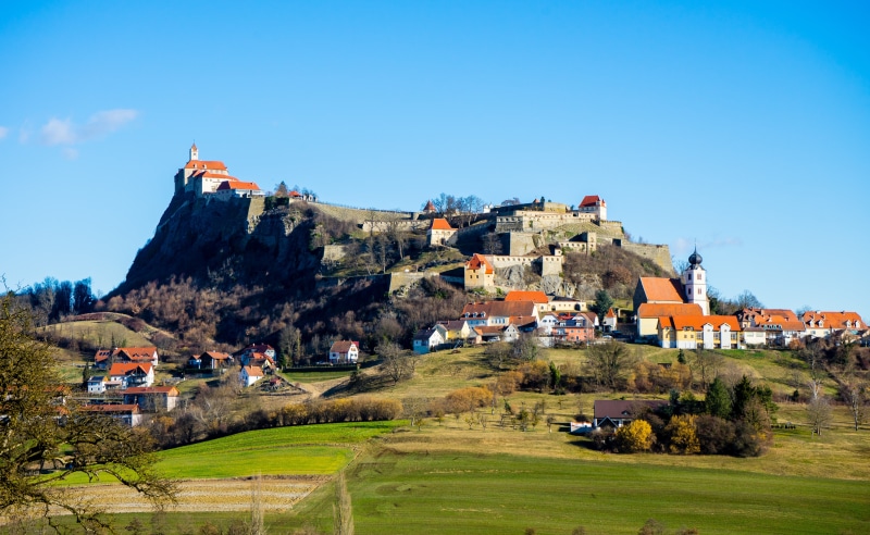 Riegersburg Castle and Village in Styria, Austria