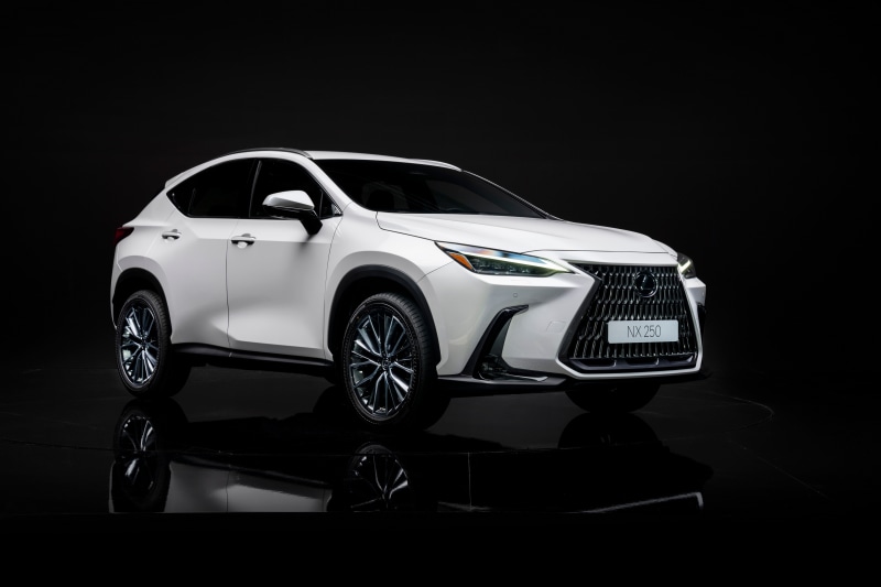 White Lexus NX 250 2021 Crossover