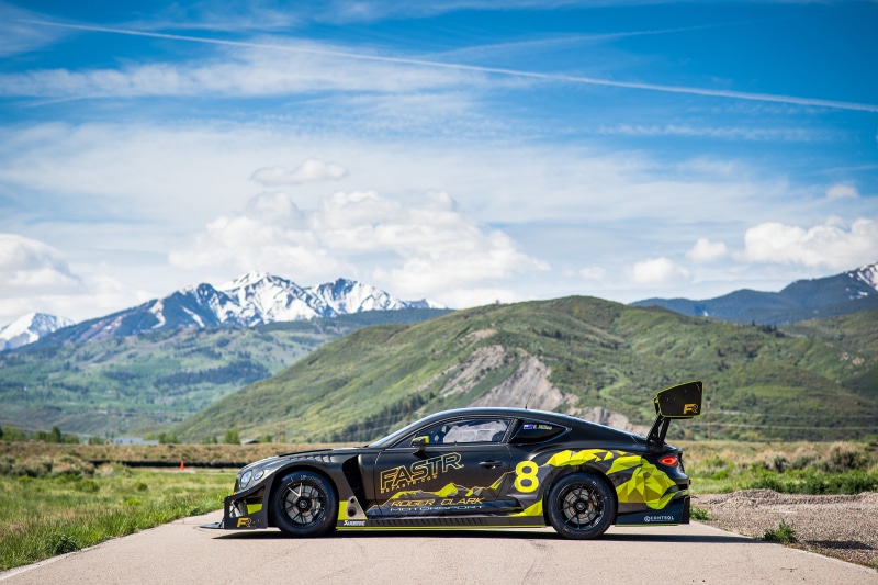 Bentley Continental GT3 Pikes Peak race car